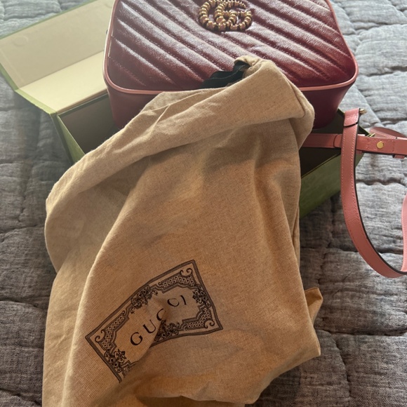 Gucci GG Marmont Red/Pink - Picture 5 of 6